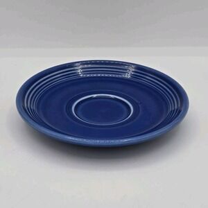 Fiesta Ware 5‎ 1/2" Saucer Plate Blue Homer Laughlin Fiestaware Vintage